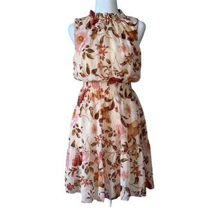 Kate & Lily Floral Chiffon Dress, Size 10P